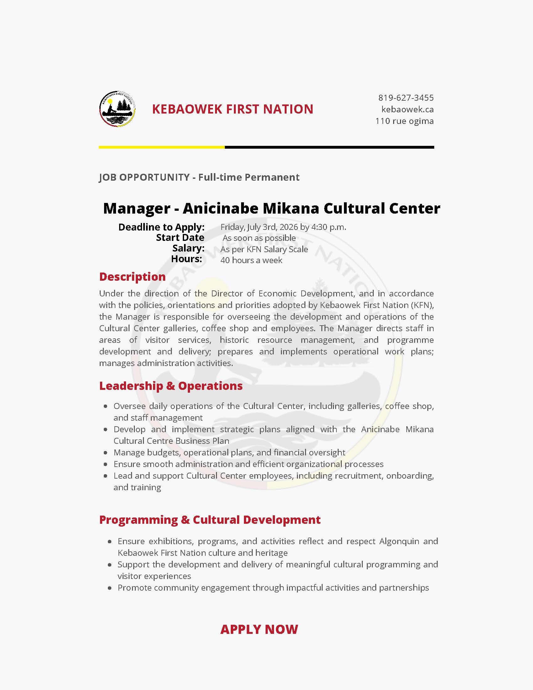 JobManagerCulturalCenter1